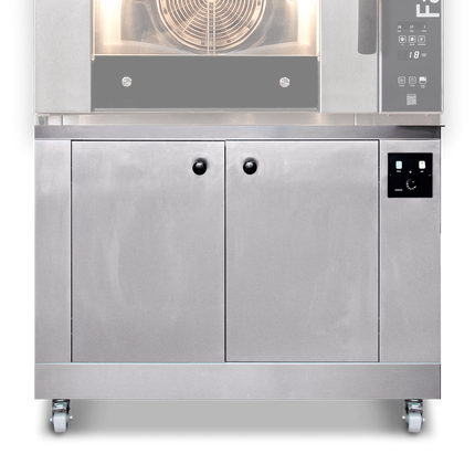 Moretti Forni Serie F prover with humidifier on castors