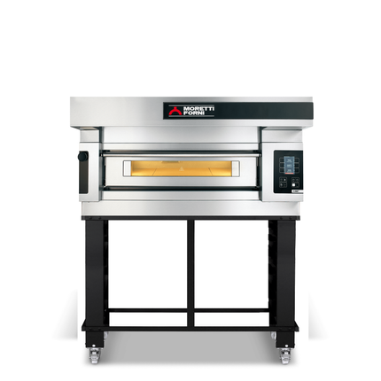 Moretti Forni serieS Single Deck Bakery Oven on Stand 435 x 735mm COMP S50E/1A/S