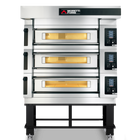 Moretti Forni serieS triple deck bakery oven on stand COMP S120E/3A/S