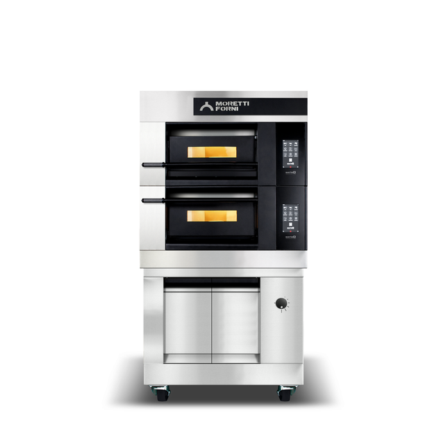 Moretti Forni serieX Double Deck Oven on Prover 475 x 735mm COMP X50E/2/L