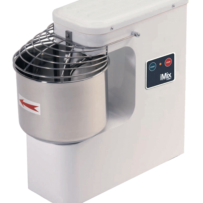 Moretti Forni Benchtop Single Speed Fixed Bowl Spiral Mixer - 8kg iM8