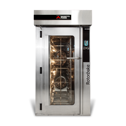 Moretti Forni Electric Rotory Oven with Trolley R14E