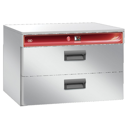 Selcyus 2-Drawer Heated Holding Warmer 2x 1/1 GN HHD0002E