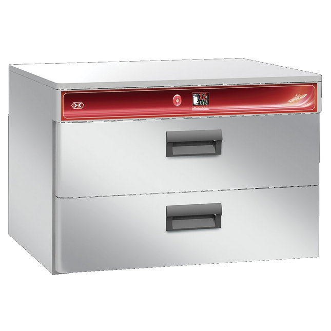 Selcyus 2-Drawer Heated Holding Warmer 2x 1/1 GN HHD0002E