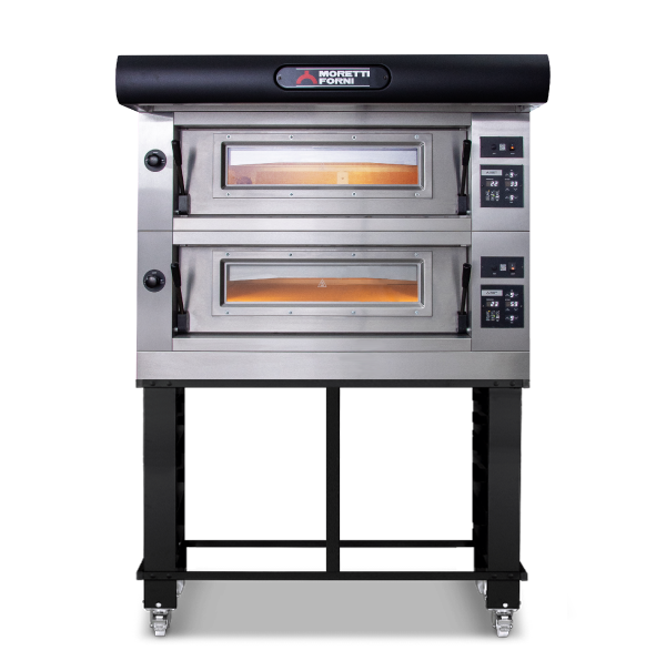 Moretti Forni Amalfi Double Deck Oven on Stand 650 x 1035mm COMP A/2/SP