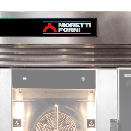 Moretti Forni Serie F stainless steel fume capturing hood