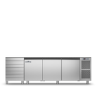 Coldline 3 Door + Drawers Pizza Preparation Counter with no worktop -2•+8•C TZS17/1MC