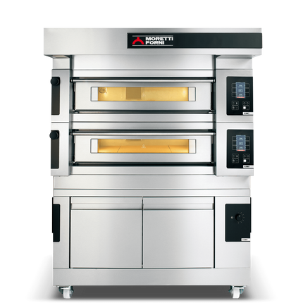 Moretti Forni serieS Double Deck Bakery Oven on Prover 435 x 735mm COMP S50E/2A/L