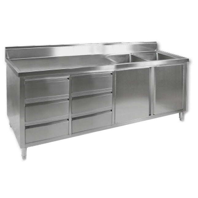 Modular Systems DSC-1800R-H stainless steel cabinet — view 2