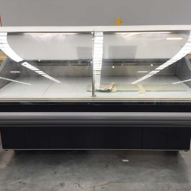 Ex-Showroom: Curved front glass deli display 2020x1140x1260 PAN2000