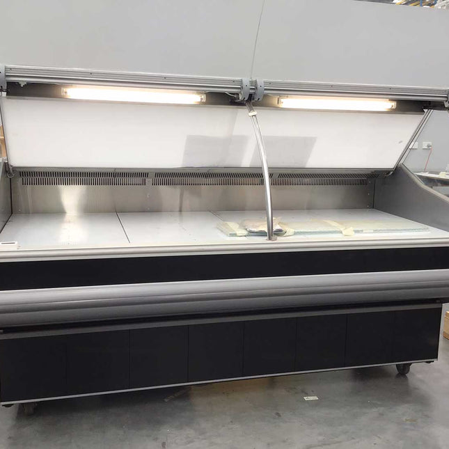 Ex-Showroom: Curved front glass deli display 2020x1140x1260 PAN2000
