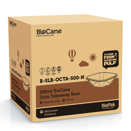 BioPak B-SLB-OCTA-500-N-PF 500ml octa base natural