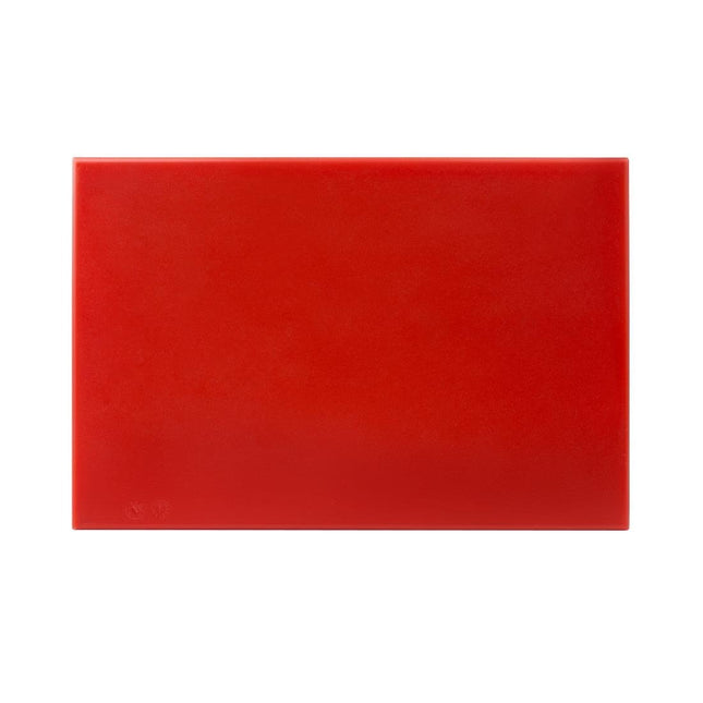 Hygiplas Antibacterial High Density Chopping Board Red - 455x305x12mm