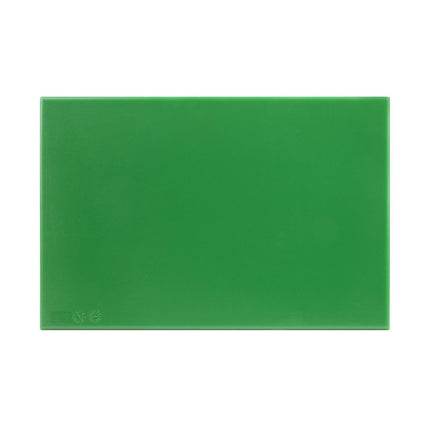 Hygiplas Antibacterial High Density Chopping Board Green - 455x305x12mm