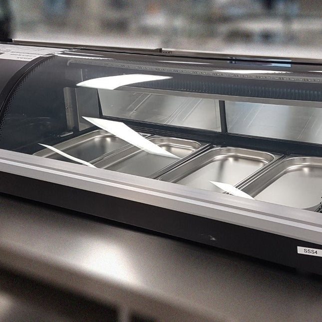 Thermaster SSS4 countertop prep fridge — view 2
