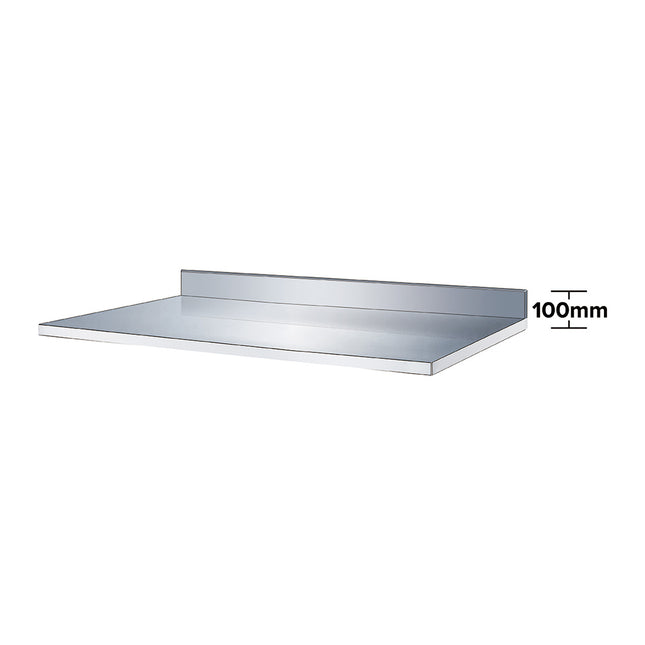 Thermaster FED-X Optional Splashback Top XUB62-WBB — 1360 x 600 x 140mm stainless steel panel