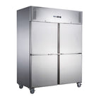 FED-X S/S Four Door Upright Freezer XURF1410S2V - XURF1410S2V