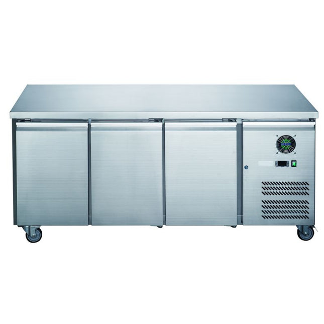 FED-X S/S Three Door Bench Fridge XUB7C18S3V - XUB7C18S3V