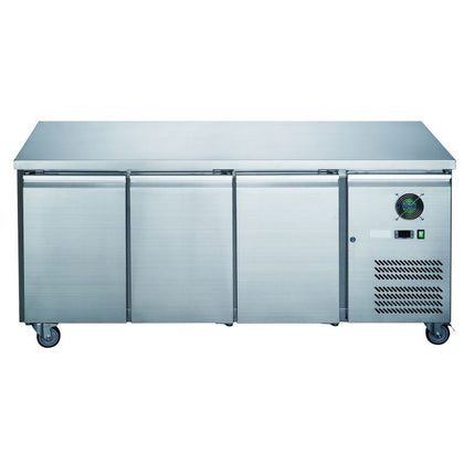 FED-X 417L Three Door Underbench Storage Fridge XUB7C18S3V