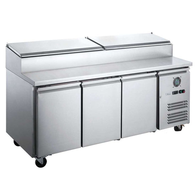 FED-X S/S Three Door Sandwich Counter XSS8C20S3V - XSS8C20S3V