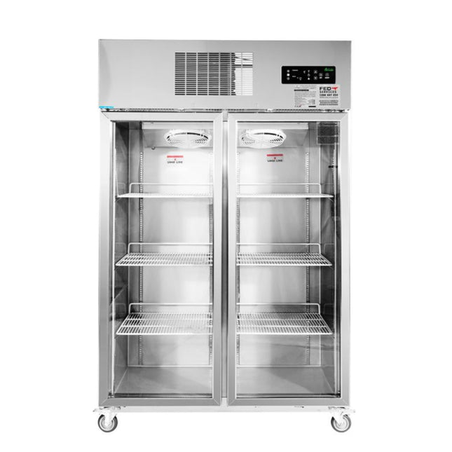 Thermaster SUCG1000 upright display fridge — front view