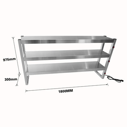 Benchstar Commercial Food Warmer with 15 Lamps – FW15L-183