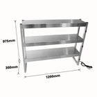 Benchstar Commercial Food Warmer with 9 Lamps – FW9L-123