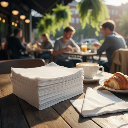 PakMax White Paper Napkins