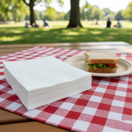 PakMax White Paper Napkins
