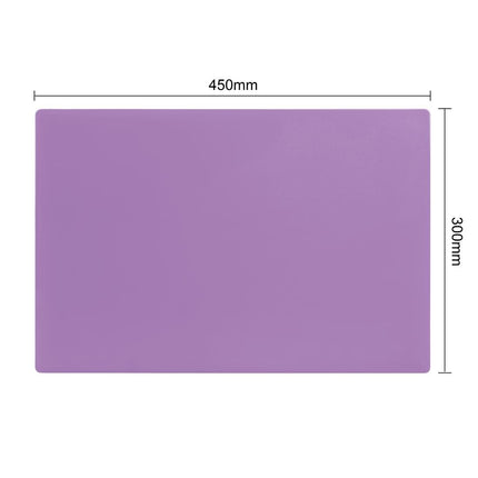 Hygiplas Anti-bacterial Low Density Chopping Board Purple - 450x300x10mm