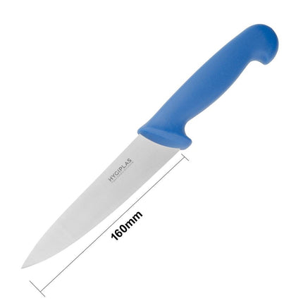 Hygiplas Cooks Knife Blue 160mm