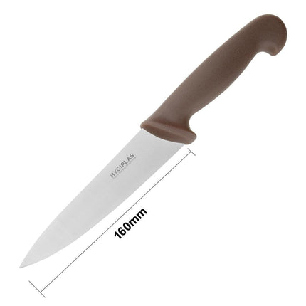 Hygiplas Cooks Knife Brown 160mm