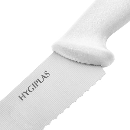 Hygiplas Serrated Pastry Knife White 255mm