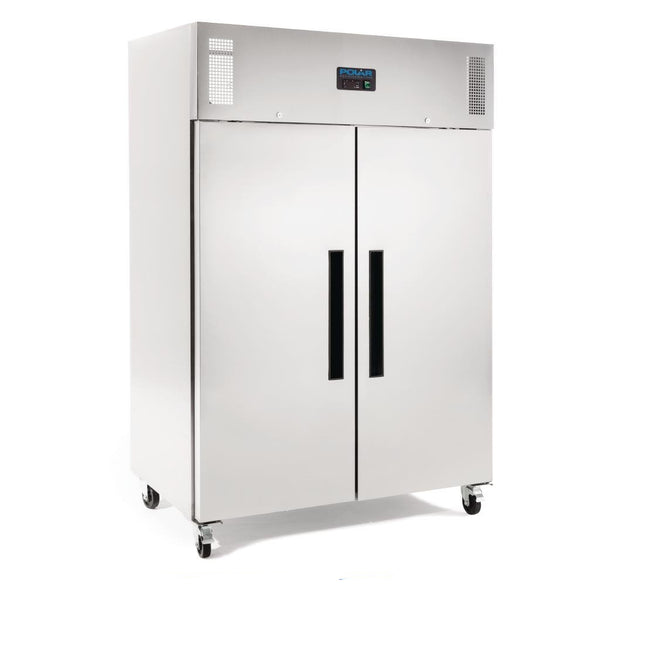 Polar G-Series 2 Door Upright Freezer Stainless Steel 1200Ltr
