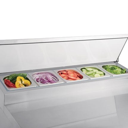 Polar G-Series Pizza Prep Counter Fridge 254Ltr