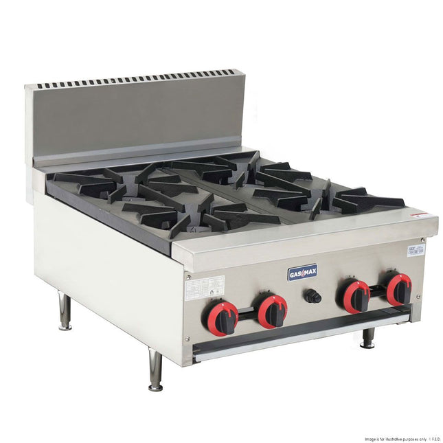 GasMax RB-4ELPG gas cooktop / stove — front view