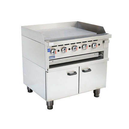 GasMax 915mm Gas Griddle and Gas Toaster With Cabinet GGS-36