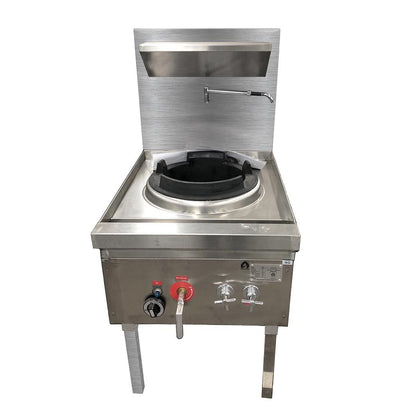 GasMax Single Waterless Natural Gas Wok Chimney Burner WW-1NC