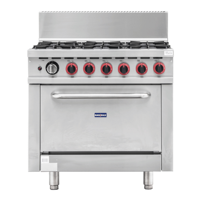 Gasmax 6 Burner With Oven Flame Failure GBS6TSLPG - GBS6TSLPG