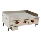 GasMax Three Burner Griddle RGT-36E - commercial kitchen equipment - RGT-36E