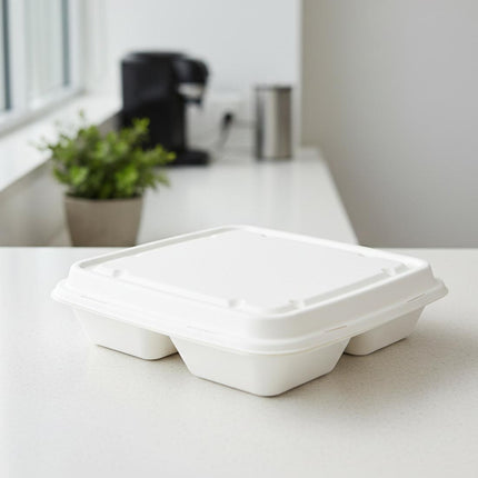 PakMax Lids for Sugarcane Lunch Trays