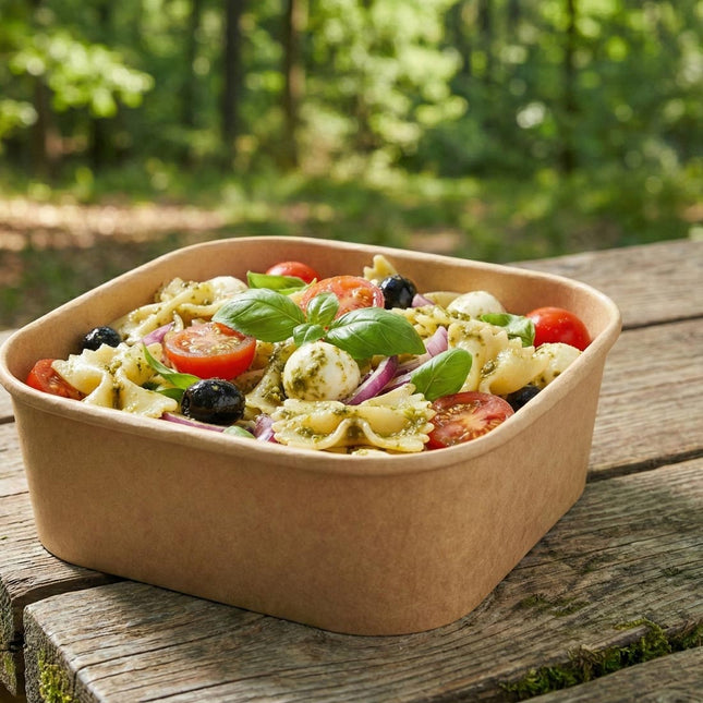 PakMax Kraft Paper Rectangular Bowls