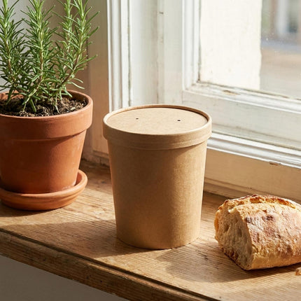 PakMax Lids for Kraft Paper Deli Containers