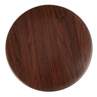 Bolero Round Table Top Dark Brown 600mm