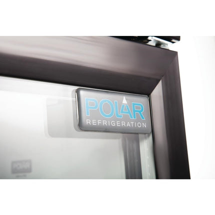 Polar G-Series Counter Back Bar Cooler with Hinged Doors 330Ltr