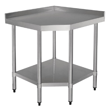 Vogue 430 Grade Stainless Steel Corner Tables