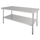Vogue 304 Grade Stainless Steel Centre Table 900mm Depth