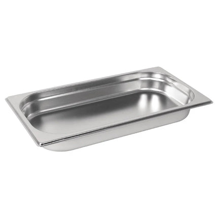 Vogue Stainless Steel 1/3 Gastronorm Tray 40mm