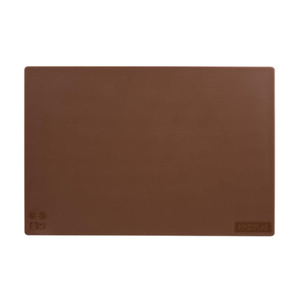 Hygiplas Antibacterial Low Density Chopping Board Brown - 450x300x10mm