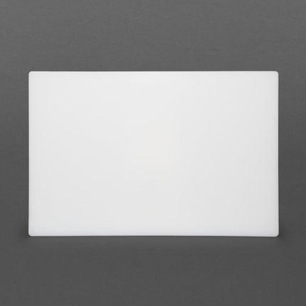 Hygiplas Antibacterial Low Density Chopping Board White - 450x300x10mm